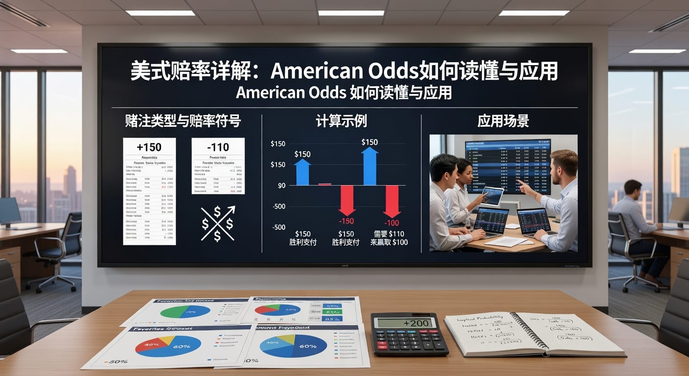 美式赔率 american odds 读法、换算与投注技巧