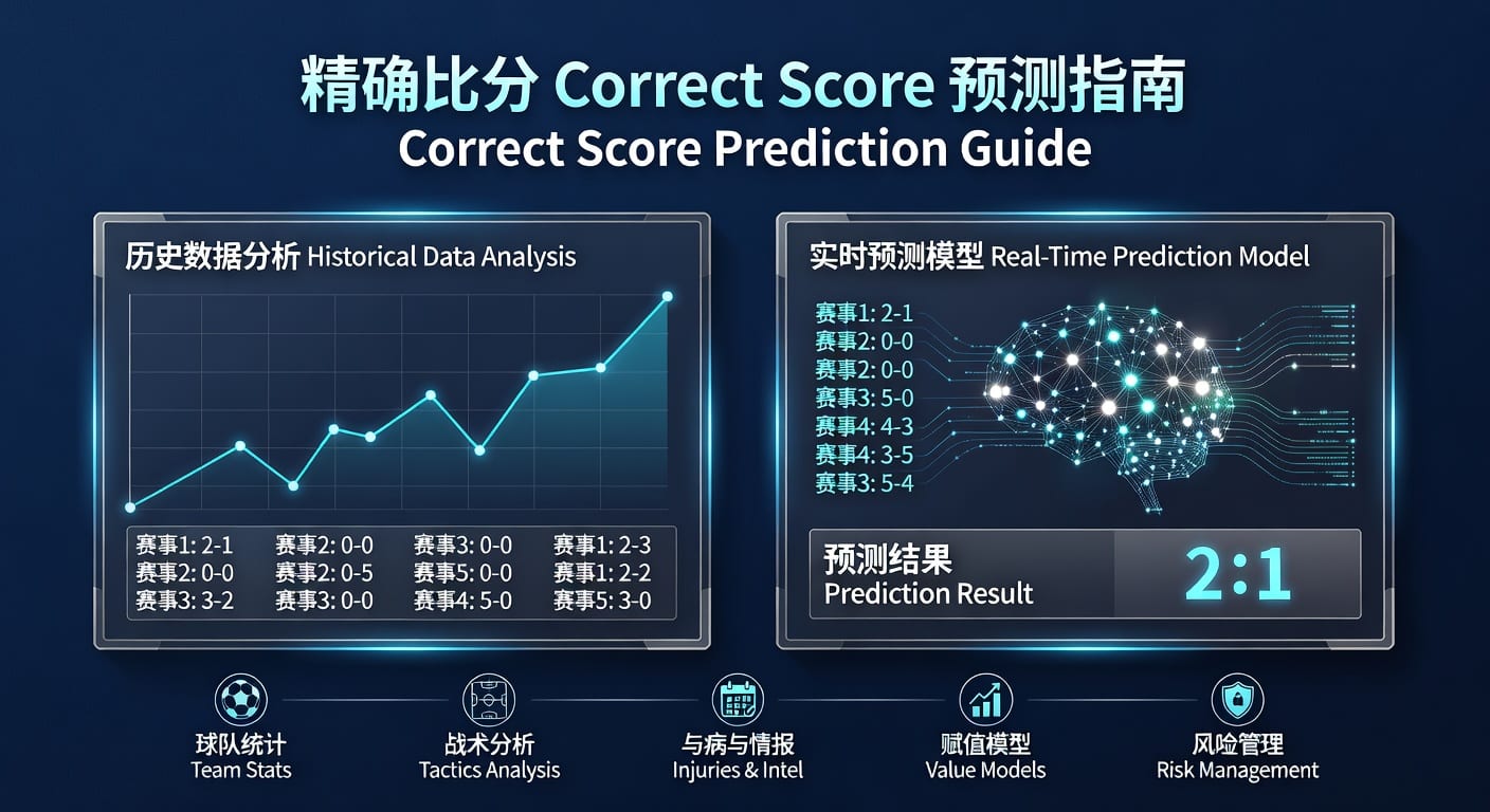 精确比分 correct score：雷速体育官网的实战判断框架